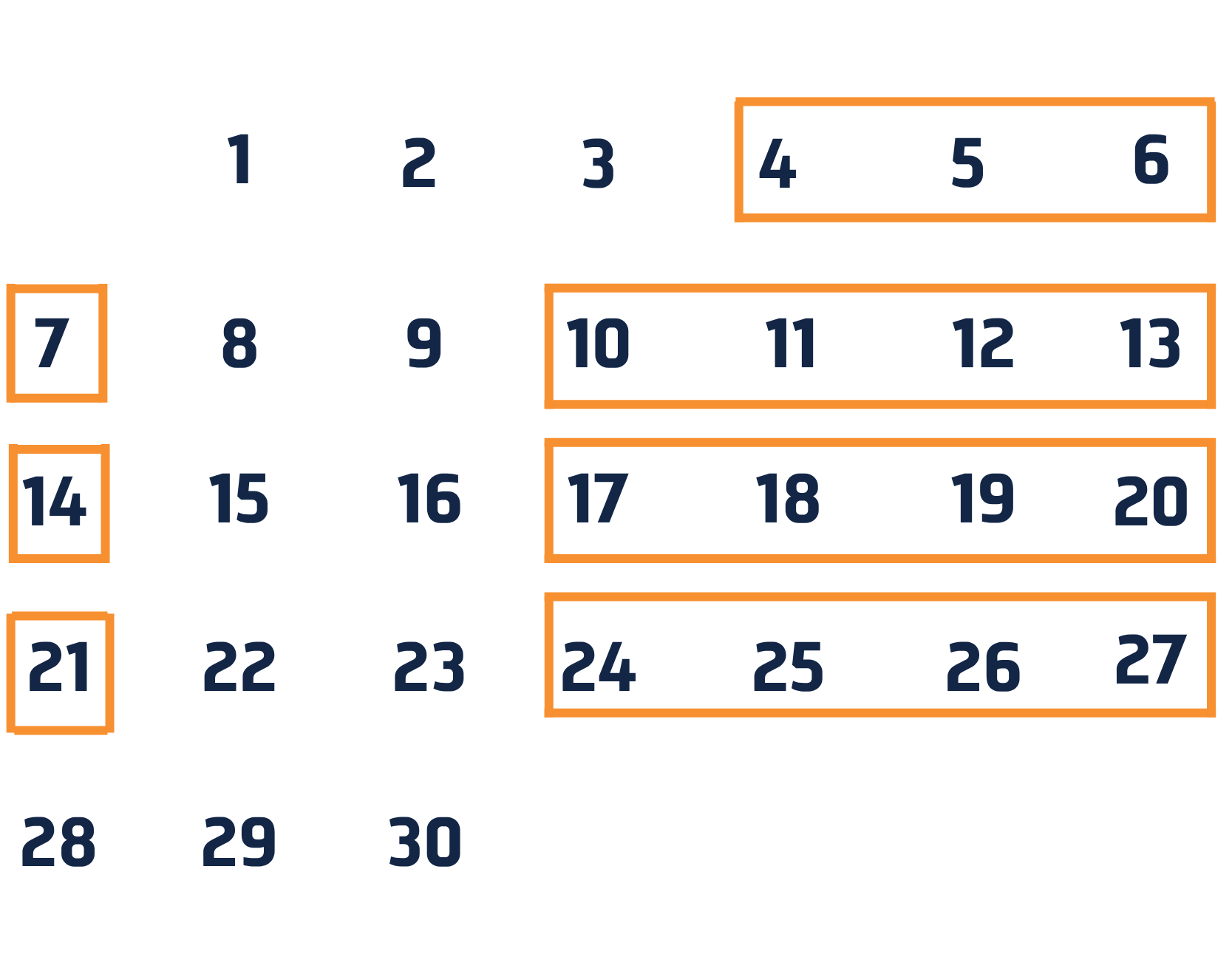 Grand Horizons - Calendar