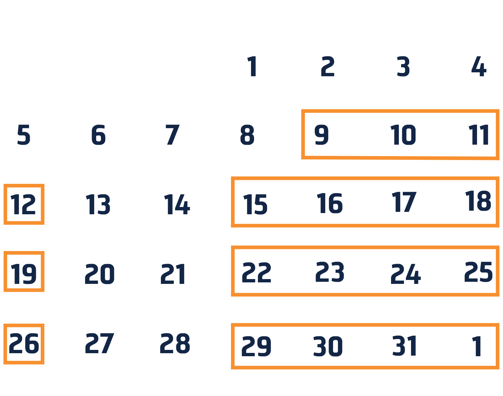 Grand Horizons - Calendar