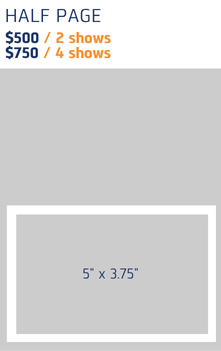 $750 for Half size ad